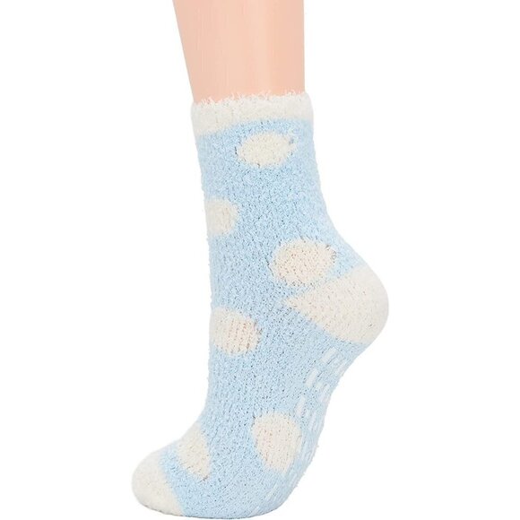 𝅺5 Pairs Luxury Soft Fluffy Fuzzy Socks Warm Winter Fall Thick Cozy Sleep NWT - Picture 3 of 9